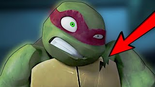 Raph getting his shell cracked repeatedly - Ninja turtles