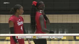 #4 Louisville vs Missouri | NCAA Women Volleyball 09/07/2024