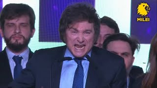 "Vamos a ganar en primera vuelta" Javier Milei tras arrasar en las elecciones- 13/08/23