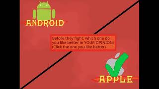 ANDROID VS APPLE!! WHO WINS???? MUST WATCH 😱 😱!!!!!