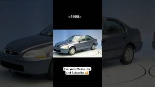 #adool_97 #hondacivic =1998= to =2024= #evolution #youtubeshorts #yt #foryou #fyp #fy #youtube #cars