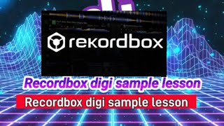 Recordbox digi sample lesson,اموزش دیجی،#djs #ریمیکس #dj  #rekordbox #pioneerdj #sample #دیجی ##live