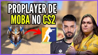 OQ ACONTECE QUANDO UM PROPLAYER DE MOBA COMEÇA JOGAR CS2?!?