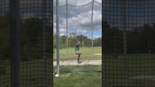 Good foot work with the 4 k hammer #trackandfield #hammer