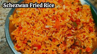 Schezwan Fried Rice | बचे हुए चावल से बनाए फ्राइड राइस|RestuFood  |Street Food Style