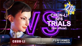 Street Fighter 6 - 20 Chun-Li Trials / Combos (SF4 Inspired)