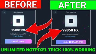 Unlimited PX Coin In NotPixel | Unlimited NotPixel Coin Trick 100% Working | Unlimited PX Token