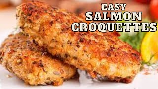 EASY SALMON CROQUETTES