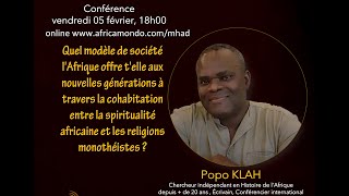 Conférence de Popo Klah, MHAD 2021