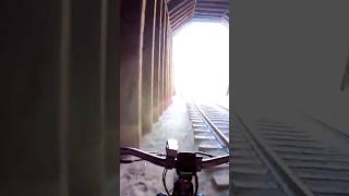 Heart-pumping mountain bike ride from one tunnel to the next