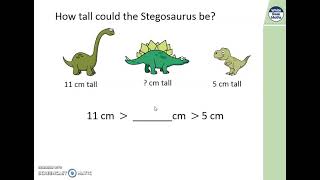 Y5 Maths GREEN Group Friday 26th February 2021 Compare Lengths