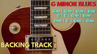 G Minor up tempo Blues Backing Track