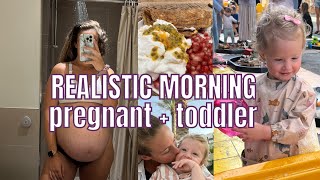 MORNINGS - 32 weeks preggo with a 2 yr old