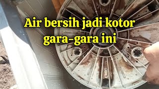 Cara membersihkan mesin cuci 2 tabung lepas pulsator