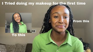 Attempting to do my own makeup for the first time...  | Valentina Veal