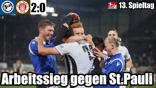 Arbeitssieg gegen die Kiezkicker I Arminia Bielefeld vs. FC St.Pauli 2:0 I Spielrückblick