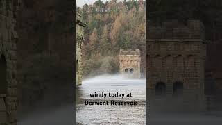 Peak District , Derwent Reservoir +25pmh head wind #iphone15promax #peakdistrict  #hiking