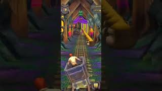 Temple Run 2 lost in jangle gameplay|Hanging on the string and driven railway car|Best android game