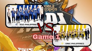 RSG PH VS. ONIC PH GAME 1 | MPL-PH S12 | WEEK 1 #mlbb #pinaslangmalakas #mplphseason12