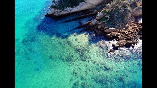 Praia do Portinho da Arrábida Setubal Portugal 4K