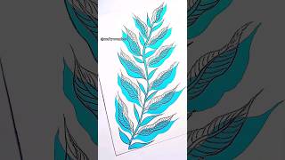 Simple Boho Art tutorial 💙✨️|#art #drawing #shorts #viralshorts #trending #satisfying #youtubeshorts