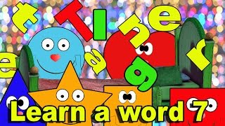 The Shapes | VIVASHAPES | Learn A Word 7 | Jumping On The Bed. videos for kids.