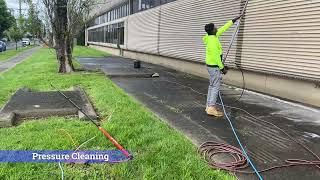 Professional Building Pressure Washing- Soft Wash With 12 Volt System | IvoryCleaningServices.com.au