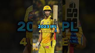 SHIVAM DUBEY IPL SALARY 💛 #ipl #shortvideo #shivamdubey #viral #shorts #csk #rcb #rr #iplsalary