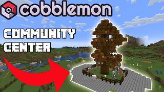 i Built a BEAUTIFUL Tree Center in Cobblemon Minecraft