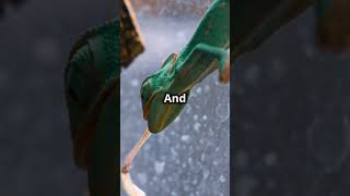 The Chameleon's Incredible Tongue Trick!