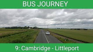 🇬🇧 BUS JOURNEY | Stagecoach East 9: Cambridge - Littleport