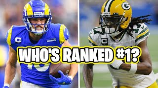 Ranking Top 10 NFL Wide Receivers 2022