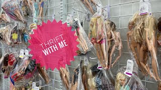 Thrift with me doll hunting Jem Holograms Bratz haul collection tour