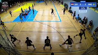 Egypt vs Sweden / Cloth Men / Dodgeball World Championships 2024