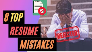 8 top Resume mistakes to avoid. How to write the BEST resume 2021. Create perfect resume