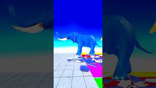 5 Giant Duck Cartoon With Elephant 🐘 #shorts