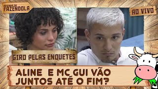 🐮A FAZENDA 13: ALINE MINEIRO E MC GUI VÃO SAIR JUNTOS? + ENQUETES AO VIVO