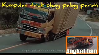 Kumpulan truk oleng terbaru 2020,dari berbagai cctv Indonesia, gak goyang gak sayang🤣