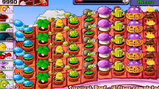 Plants vs Zombies | SURVIVAL ROOF Successfully Defended Full GAMEPLAY