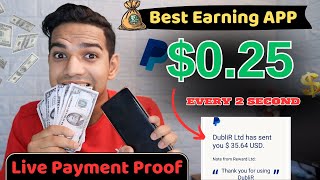 How to Earn $0.25 Every 2 Seconds 🔥 | Live Proof - Best New PayPal Earning App