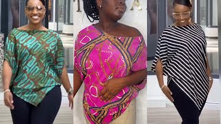 Learn to Sew a Triangular Flare Cowl Bubu Blouse – Fashionable DIY Tutorial