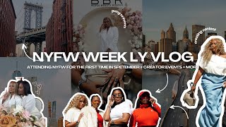 NYFW 2024 VLOG | FIRST SEPTEMBER FASHION WEEK + EVENTS , MEETING CREATORS + MORE | ITSNAZSARE