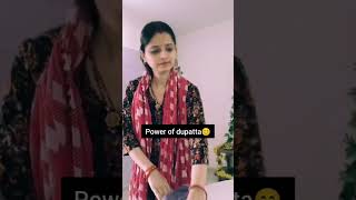 Power of dupatta 😊 relatable #short #funny #entertainment #relatablegirls #diksha short