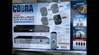 Cobra Outdoor Cameras unboxing - Harbor Freight