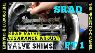 HOW TO ADJUST THE VALVE CLEARANCES ON A SUZUKI GSXR 750 SRAD PART ONE