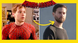 Antes e depois elenco Homem Aranha 1