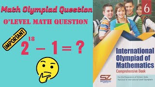 Math Olympiad | Mathematical Kangaroo | Wonderful Math Tips and Tricks | Math O' Level |