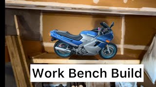 DIY Quickly Building A Work Bench / Shelf or Mezzanine For Parts ￼/ Tires 🛞