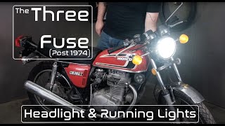 The Three Fuse Headlight & Gauge Light Circuit (Post 1974) | Electrical Basics on a Honda Motorcycle