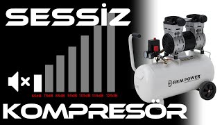 Sessiz Kompresör RemPower 40Lt. 1.6HP